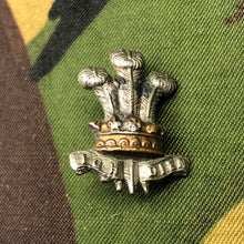 Load image into Gallery viewer, Original WW1 British Army Collar Badge - Prince of Wales's Leinster Regiment - The Militaria Shop