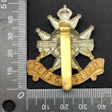 Lade das Bild in den Galerie-Viewer, Original WW1 / WW2 British Army Notts & Derby Regiment Cap Badge - The Militaria Shop