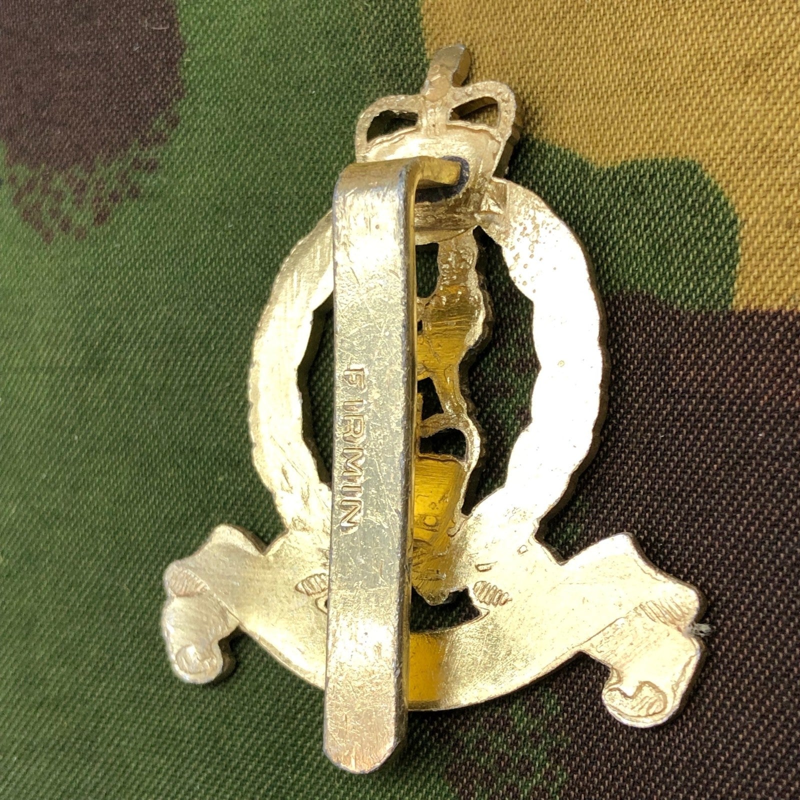Original British Staybrite Army Cap Badge - Adjutant General's Corps - The Militaria Shop