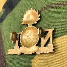 Load image into Gallery viewer, Genuine British Army WW1 Brass Shoulder Title - Royal Northumberland Fusiliers - The Militaria Shop