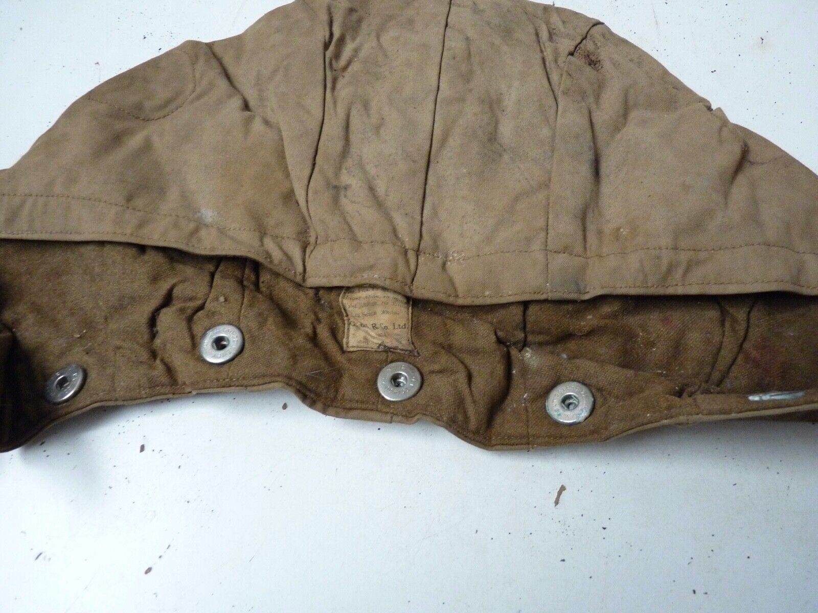 Original WW2 Pattern British Army Pixie Tank Suit Hood - The Militaria Shop