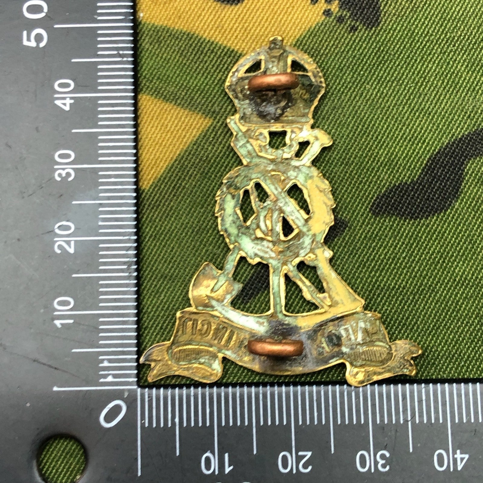 Original WW2 British Cap Badge - Royal Pioneer Corps - The Militaria Shop