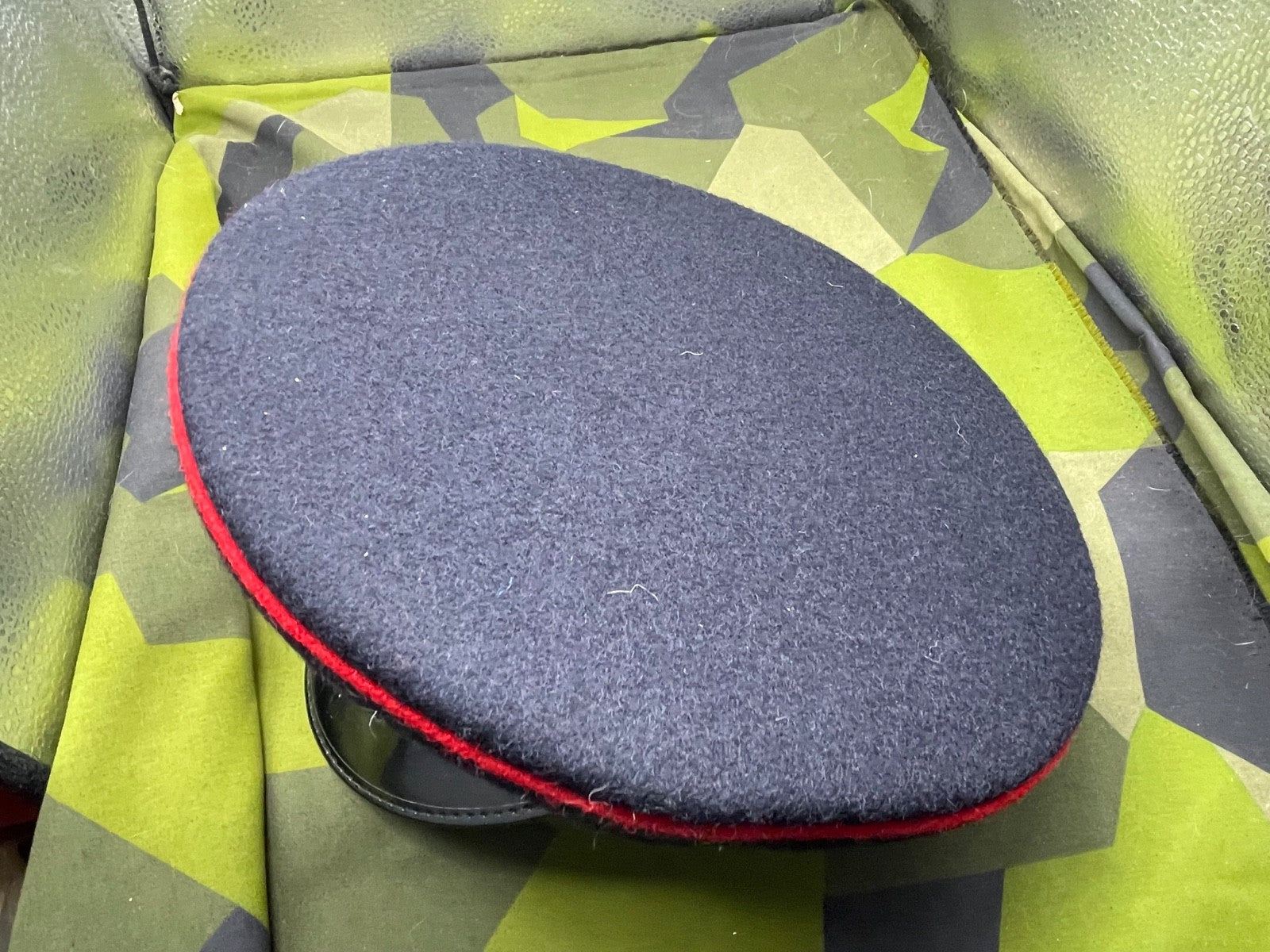 Original British Army Royal Engineers Peaked Cap - Size 55cm - The Militaria Shop