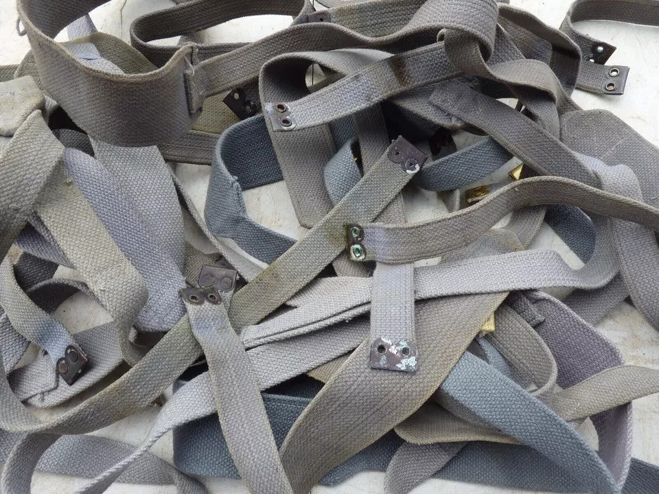 Original WW2 British RAF Blue Blanco Shoulder Strap 37 Pattern - The Militaria Shop