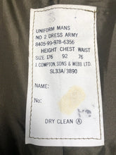 Lade das Bild in den Galerie-Viewer, Original British Army No.2 Dress Uniform Jacket - Grade 1 - Size 176/92/76 - The Militaria Shop