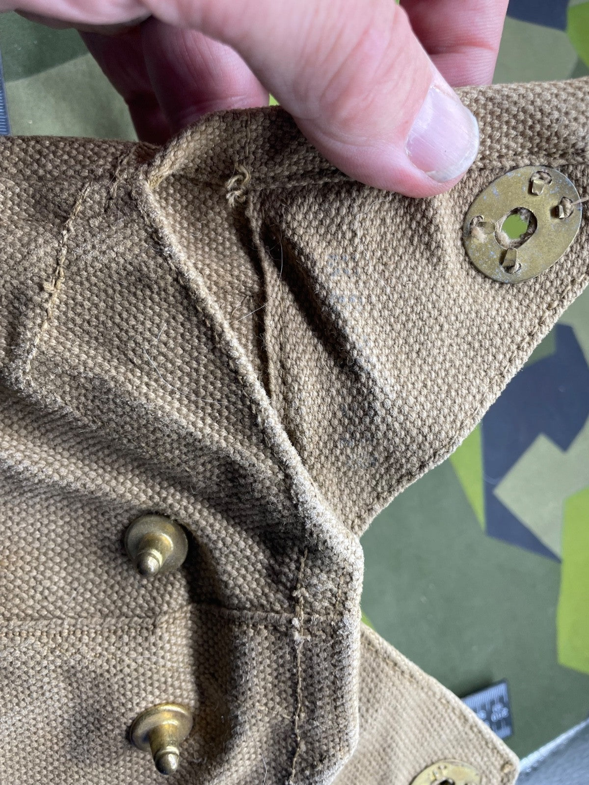 Original British / Dutch Army 37 Pattern US Army Style Water Bottle Cover - The Militaria Shop