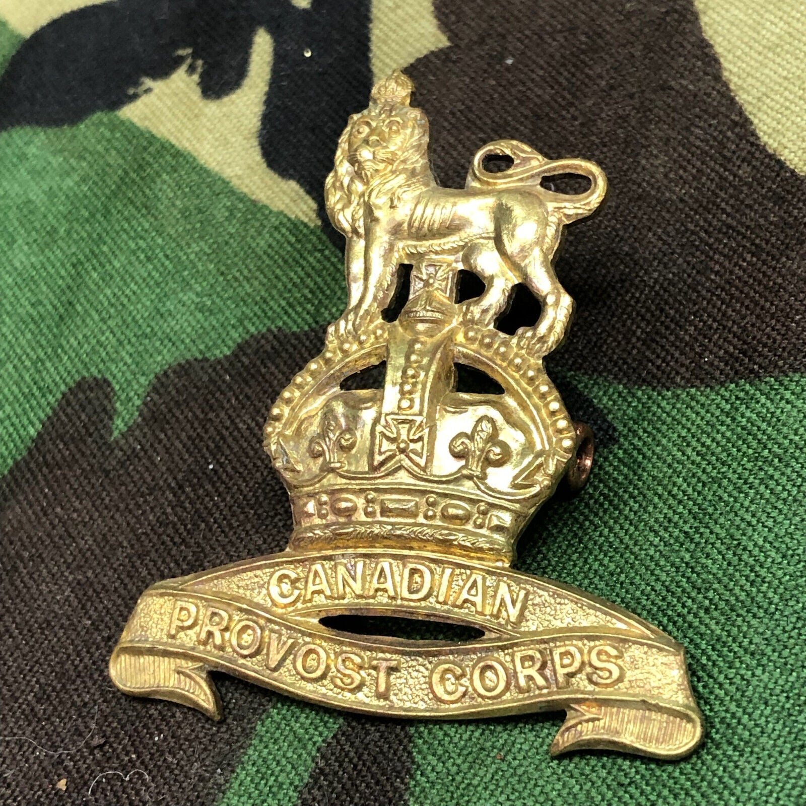 Original Canadian Army Provost Corps Cap Badge - The Militaria Shop