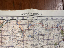 Charger l'image dans la galerie, Original WW2 British Army GSGS OS Map of Scotland - Hawick & Eskdale - The Militaria Shop