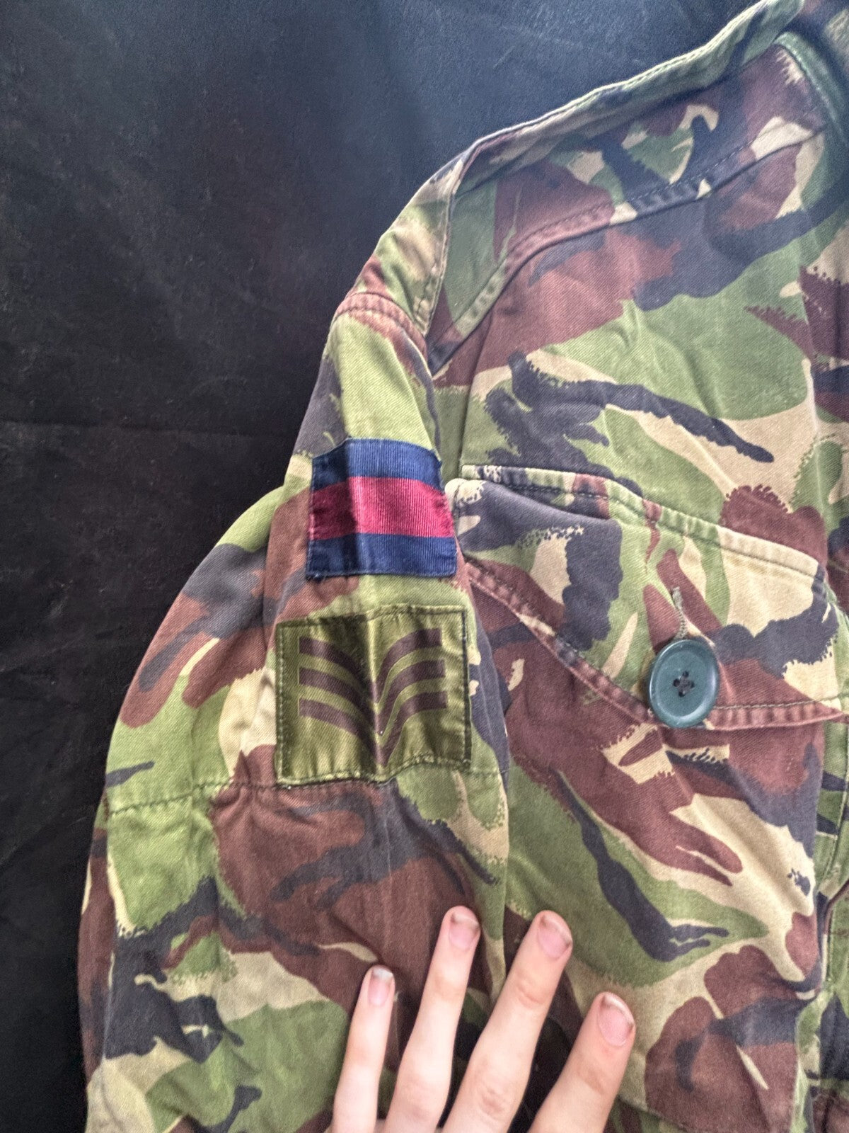 Genuine British Army DPM Woodland Field Jacket-Size 42 chest - The Militaria Shop
