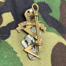 Load image into Gallery viewer, Original British Army REME Royal Electrical Mechanical Engineers Cap Badge - The Militaria Shop