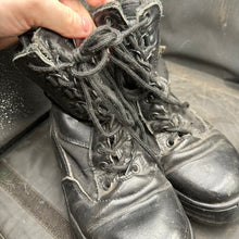 Lade das Bild in den Galerie-Viewer, Black Leather Army Combat Boots - Kombat UK - Size UK 4 - The Militaria Shop