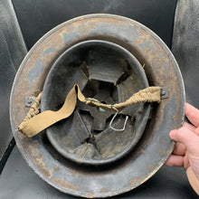 Load image into Gallery viewer, Complete WW2 British Home Front Civil Defence Senior Warden Mk2 Brodie Helmet - The Militaria Shop