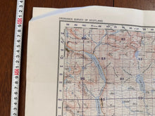 Load image into Gallery viewer, Original WW2 British Army GSGS Map of Scotland - Lairg & Loch Shin - The Militaria Shop