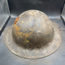 Load image into Gallery viewer, Original WW2 British Army Mk2 "Brodie" Combat Helmet - The Militaria Shop