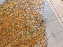 Load image into Gallery viewer, Original WW2 British Army RAF Navy Base Map of Scotland - The Eastern Highlands - The Militaria Shop