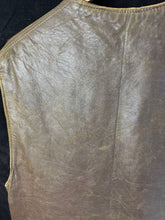 Load image into Gallery viewer, Original WW2 British Army No.2 Camouflaged Leather Jerkin - Size 1 - 1945 Dated - The Militaria Shop