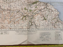 Charger l'image dans la galerie, Original WW2 British Army GSGS OS Map of Great Britain - Whitby & Saltburn - The Militaria Shop