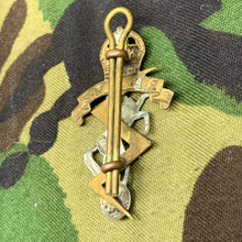 Load image into Gallery viewer, Original British Army REME Royal Electrical Mechanical Engineers Cap Badge - The Militaria Shop