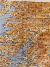 Load image into Gallery viewer, Original WW2 British Army RAF Navy Base Map of Scotland - Glasgow & Middle West - The Militaria Shop