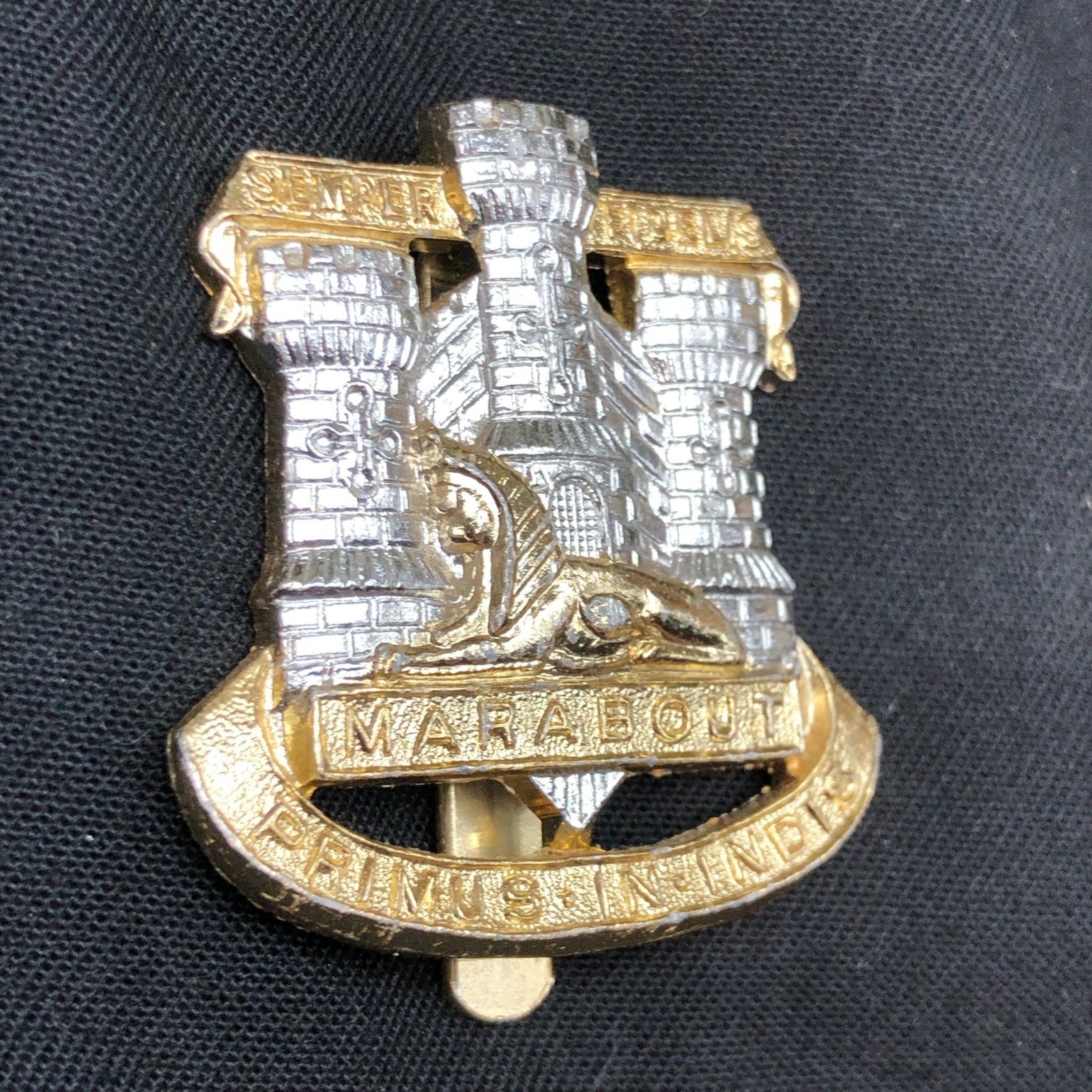 Original British Staybrite Army Cap - Dorset Regiment - The Militaria Shop