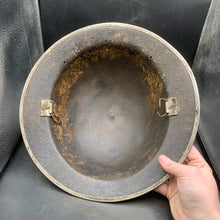 Load image into Gallery viewer, Original British Army WW2 Combat Steel Helmet - The Militaria Shop