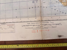 Load image into Gallery viewer, Original WW2 British Army RAF Navy Base Map of South Wales - Cardiff & Swansea - The Militaria Shop