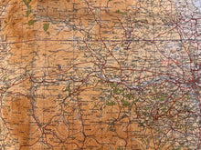 Load image into Gallery viewer, Original WW2 British Army RAF Navy Base Map of England - Border of Scotland - The Militaria Shop