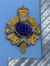 Charger l'image dans la galerie, Original Canadian Army Chaplain Branch Cap Badge - The Militaria Shop