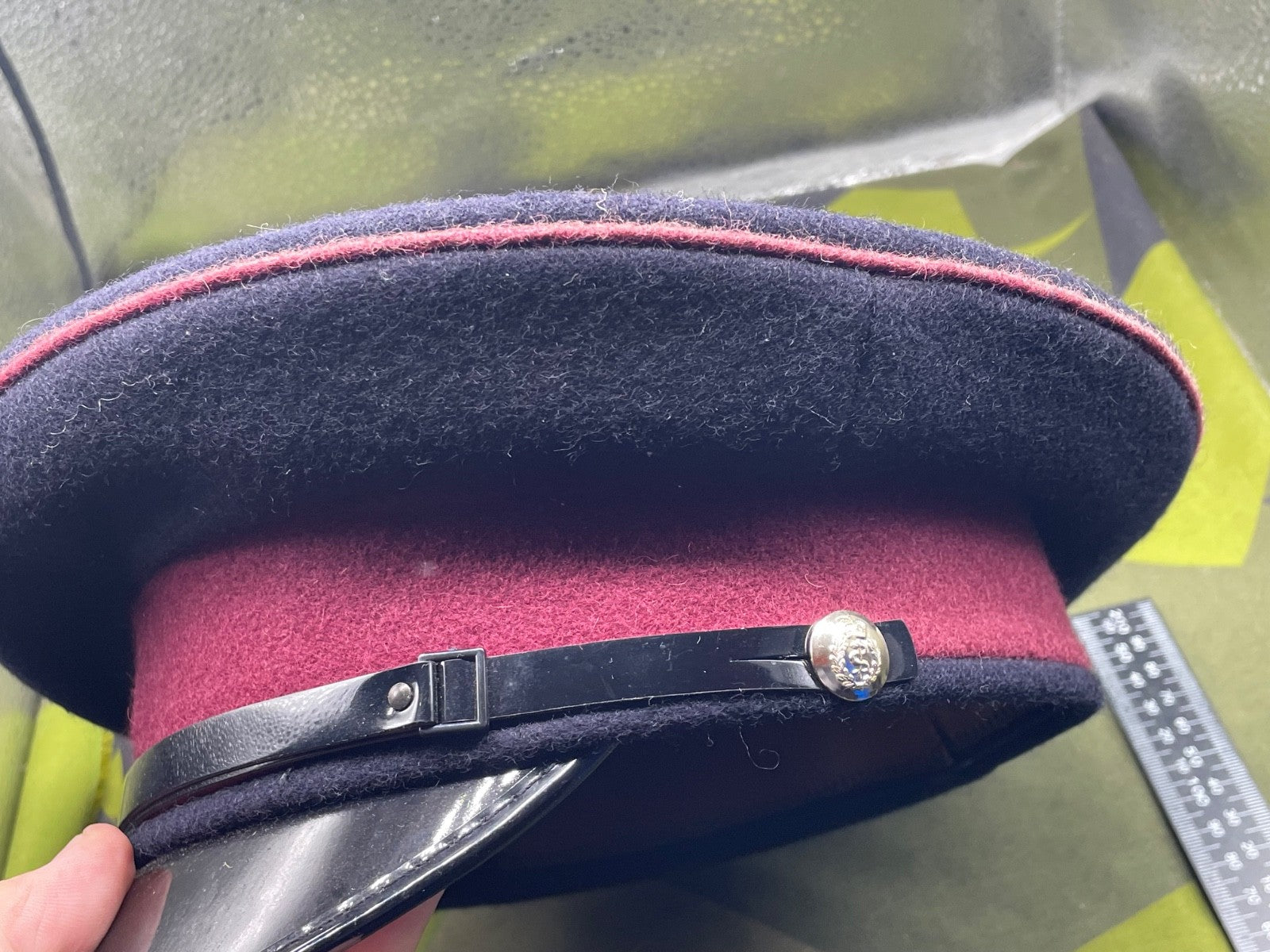 Original British Army Royal Army Medical Corps Peaked Cap - Size 55cm - The Militaria Shop