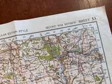 Load image into Gallery viewer, Original WW2 British Army OS Map of Great Britain - Debry - The Militaria Shop