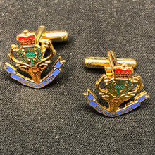 Load image into Gallery viewer, British Army Queen's Own Highlanders (Seaforth and Camerons) Cufflinks Set - The Militaria Shop