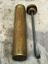 Load image into Gallery viewer, Original WW1 British Army SMLE Enfield Brass Oil Bottle - EFD Marked - The Militaria Shop
