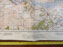 Load image into Gallery viewer, Original WW2 British Army GSGS Map of Scotland - Dornoch - The Militaria Shop