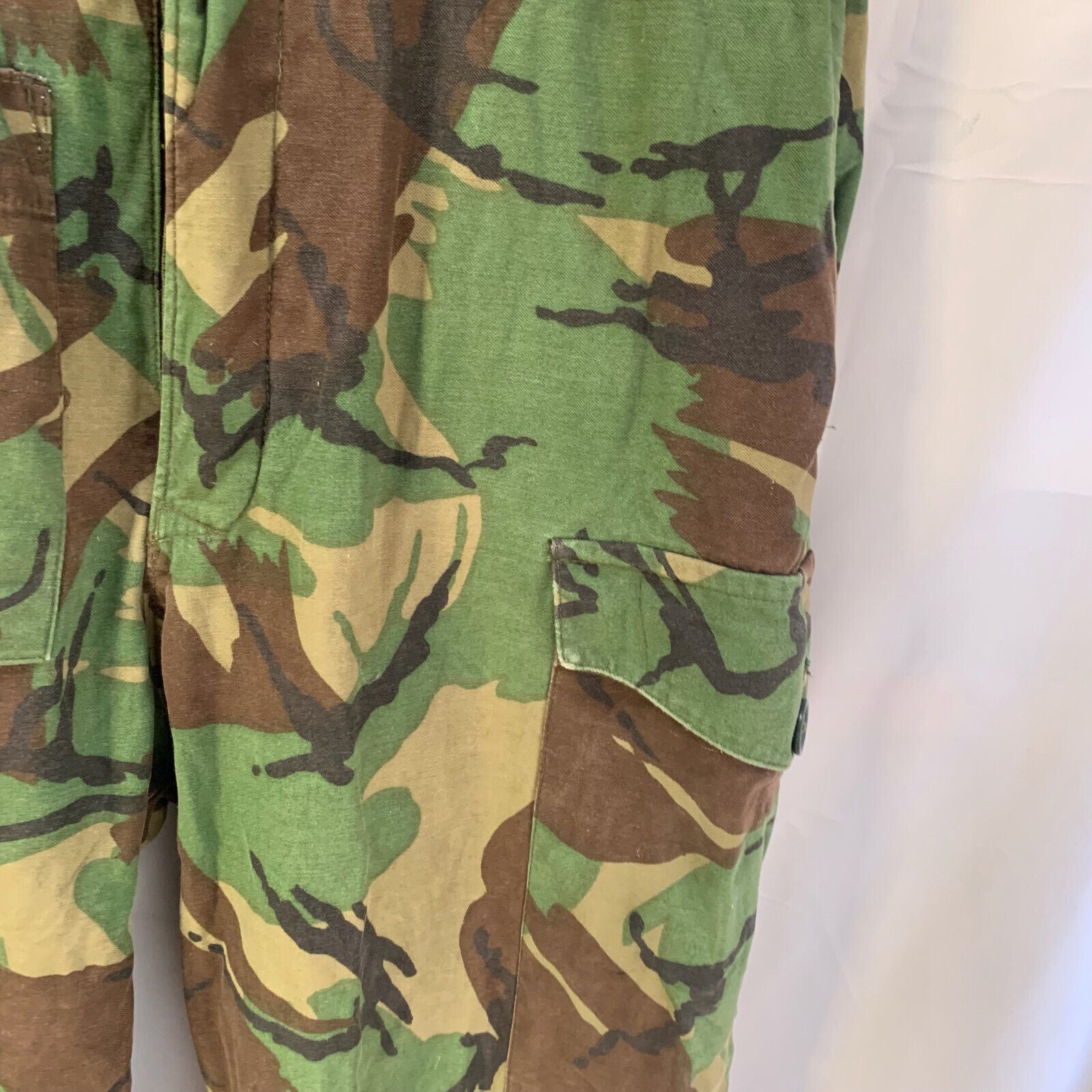 Original British Army 1968 Pattern DPM Camouflaged Combat Trousers Size 1 - 30" - The Militaria Shop