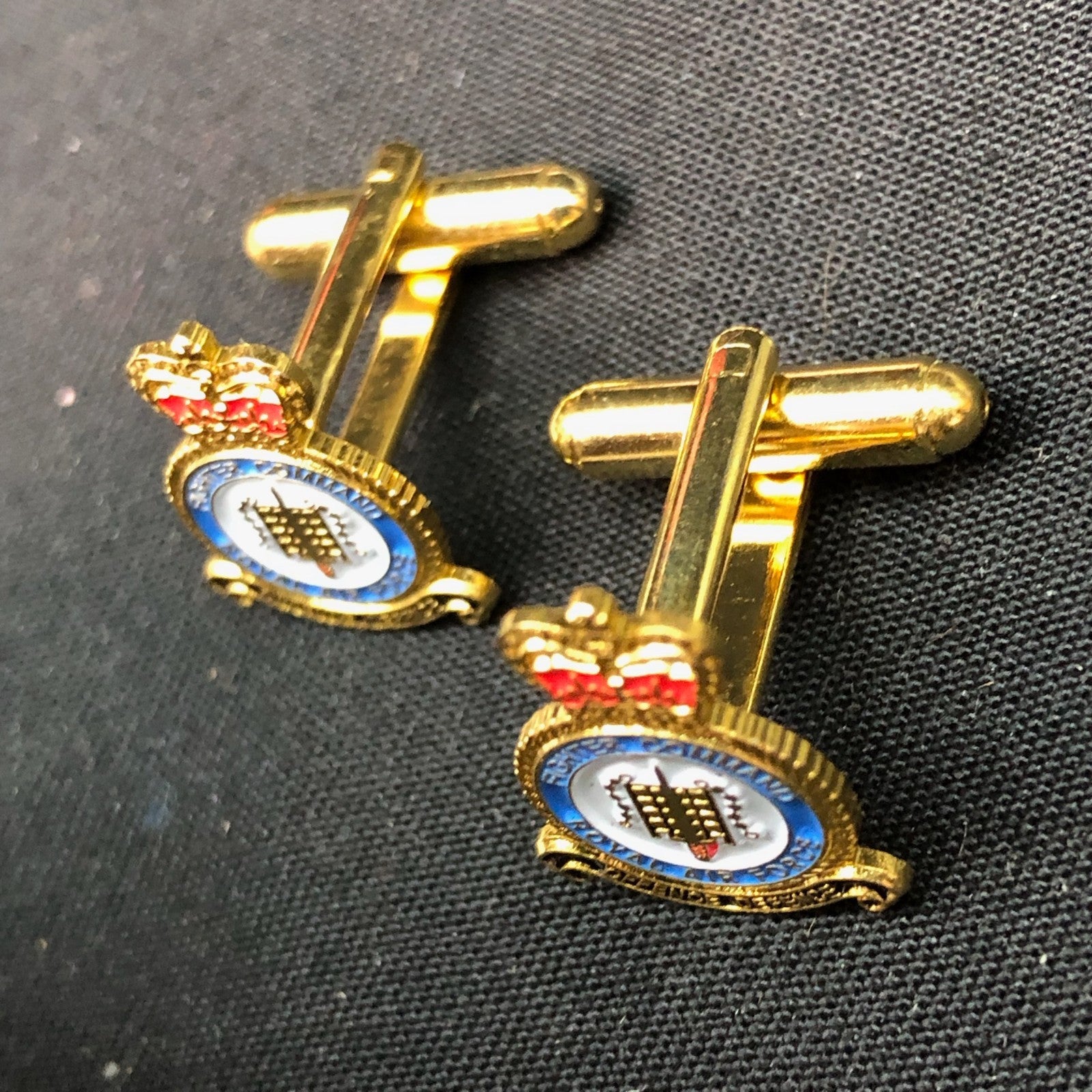 British RAF Fighter Command Military Cufflinks Set - The Militaria Shop