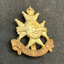 Load image into Gallery viewer, Original WW2 British Army Cap Badge - Sherwood Foresters - The Militaria Shop