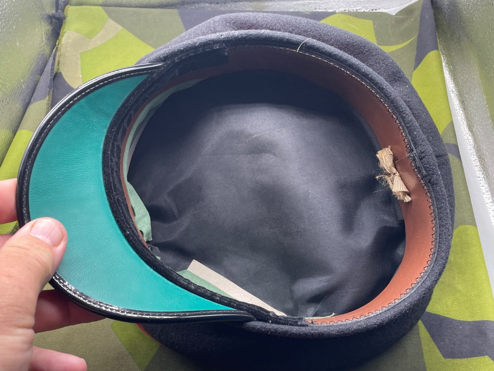 Genuine British Army Adjutant General's Corps Peaked Dress Cap - Size 56cm - The Militaria Shop