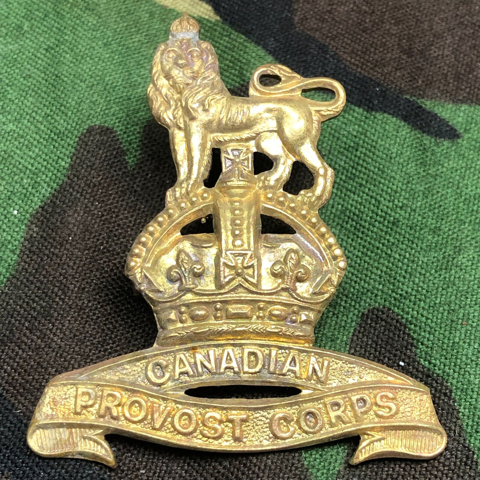 Original Canadian Army Provost Corps Cap Badge - The Militaria Shop
