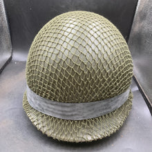 Load image into Gallery viewer, Genuine Dutch Army M53 Euroclone of WW2 US M1 Camouflaged Helmet & Liner Set - The Militaria Shop