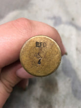 Load image into Gallery viewer, Original WW1 British Army SMLE Enfield Brass Oil Bottle - EFD Marked - The Militaria Shop