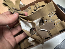 Load image into Gallery viewer, Original British Army WD Marked WW2 Pattern Sock Suspenders - Unissued from Box - The Militaria Shop
