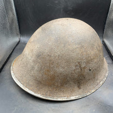 Load image into Gallery viewer, Original British/Canadian Army WW2 Mk3 Turtle High Rivet Combat Steel Helmet - The Militaria Shop