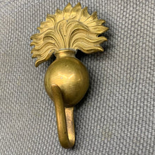 Load image into Gallery viewer, Original WW1 British Army Grenadier Guards Cloak Hook Badge - The Militaria Shop