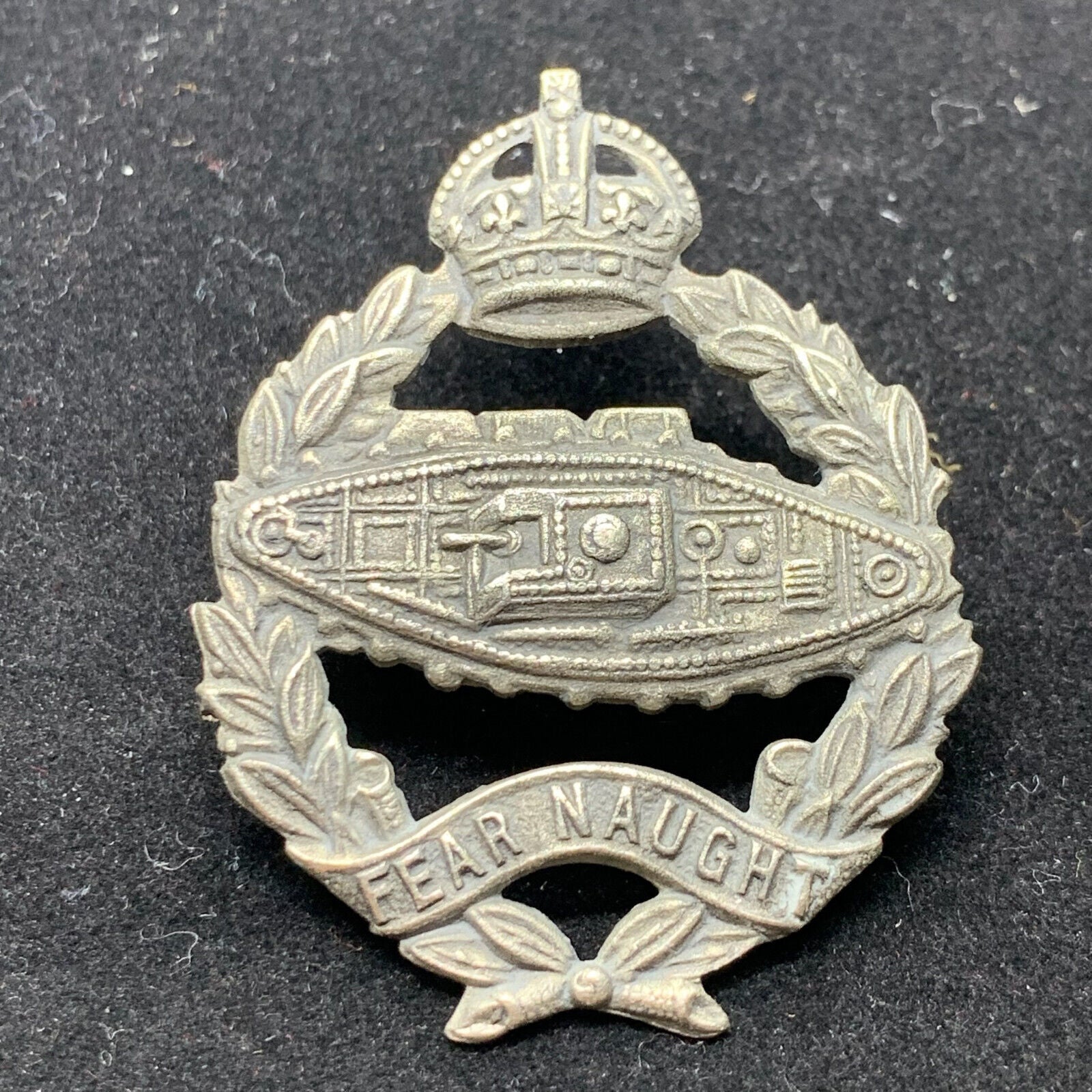 Original WW2 British Army Cap Badge Royal Tank Regiment RTR For original-ww2-british-army-cap-badge-royal-tank-regiment-rtr-for