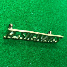 Charger l'image dans la galerie, Original WW2 British Army Brass Shoulder Title - Royal Signals - The Militaria Shop