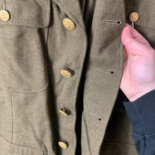 Lade das Bild in den Galerie-Viewer, Original WW2 US Army Class A Dress Jacket 1941 - Private Ryan Prop - 39" Long - The Militaria Shop