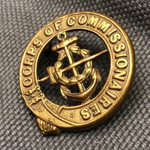 Load image into Gallery viewer, Original WW2 British Army Cap Badge - Corps of Commissionaires - The Militaria Shop