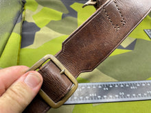 Lade das Bild in den Galerie-Viewer, Interesting British Army Victorian Leather Belt with Brass Loops - The Militaria Shop