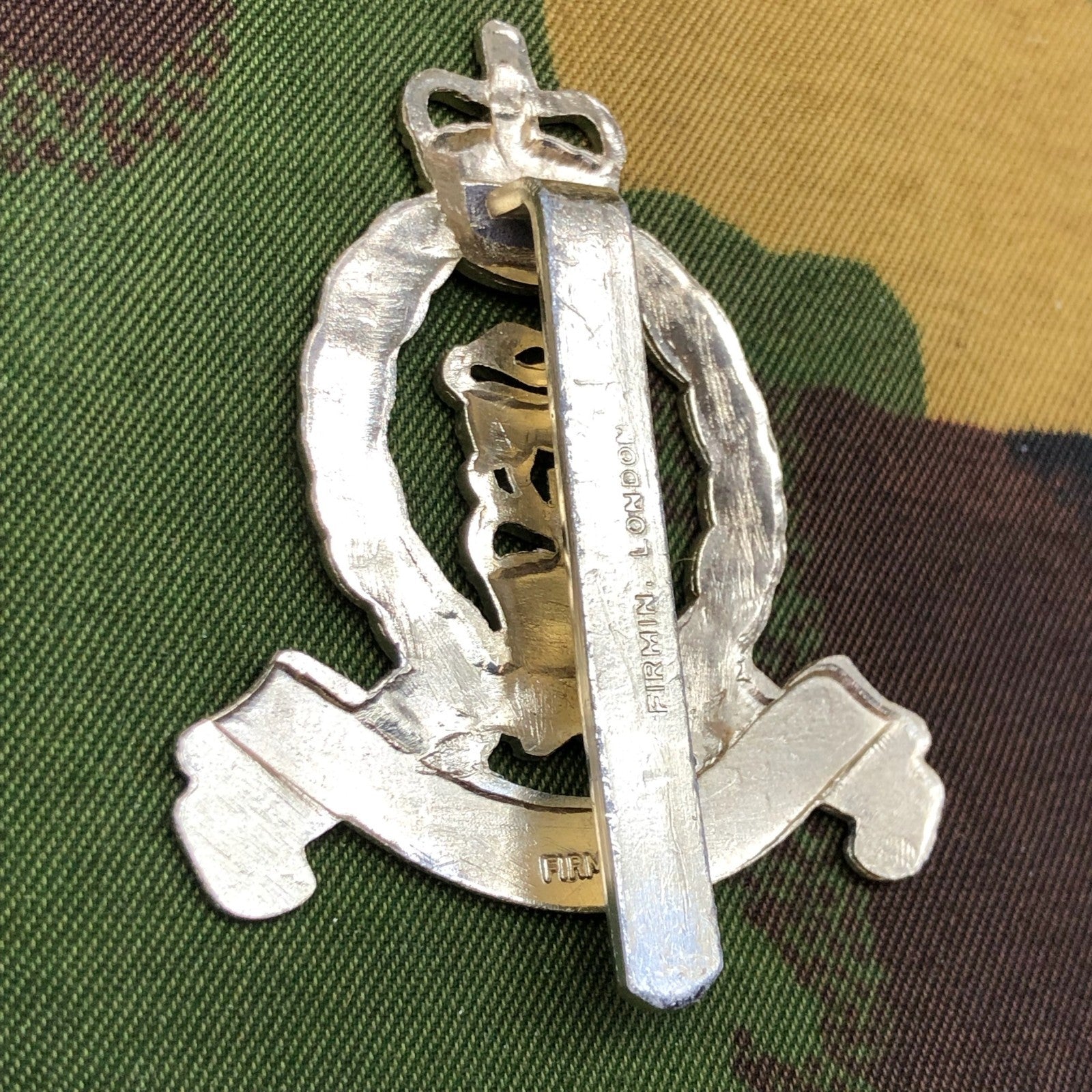 Original British Staybrite Army Cap Badge - Adjutant General's Corps - The Militaria Shop