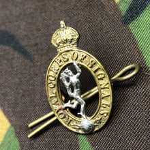 Load image into Gallery viewer, Original British Army Collar Badge - Royal Corps of Signals RCOS - The Militaria Shop